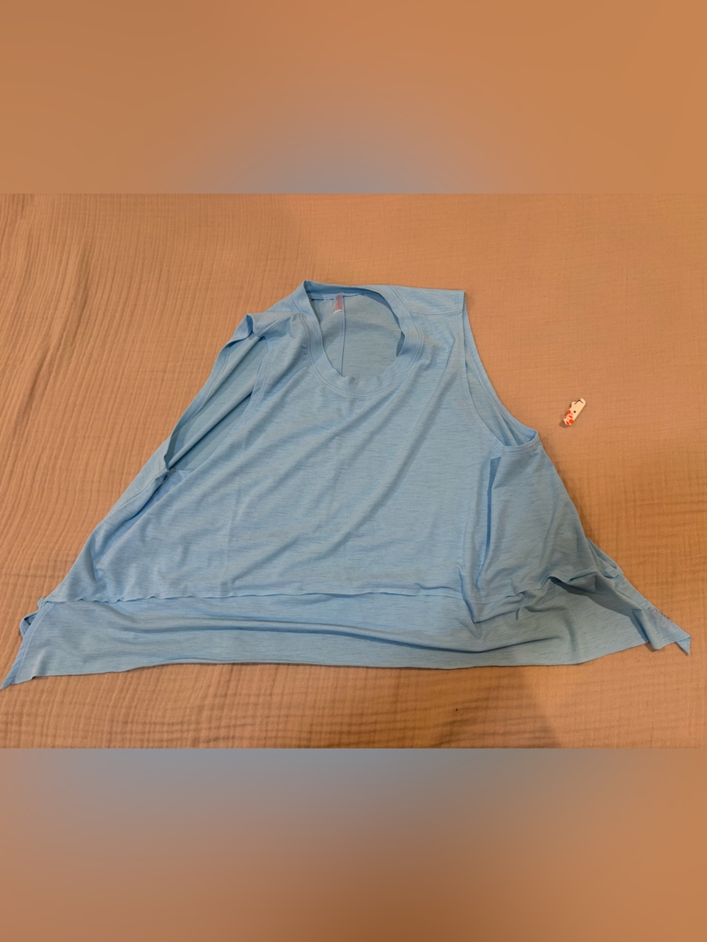NWT Free People FP Movement Athletic Tempo Tank Women Small Light Blue Sleeveles